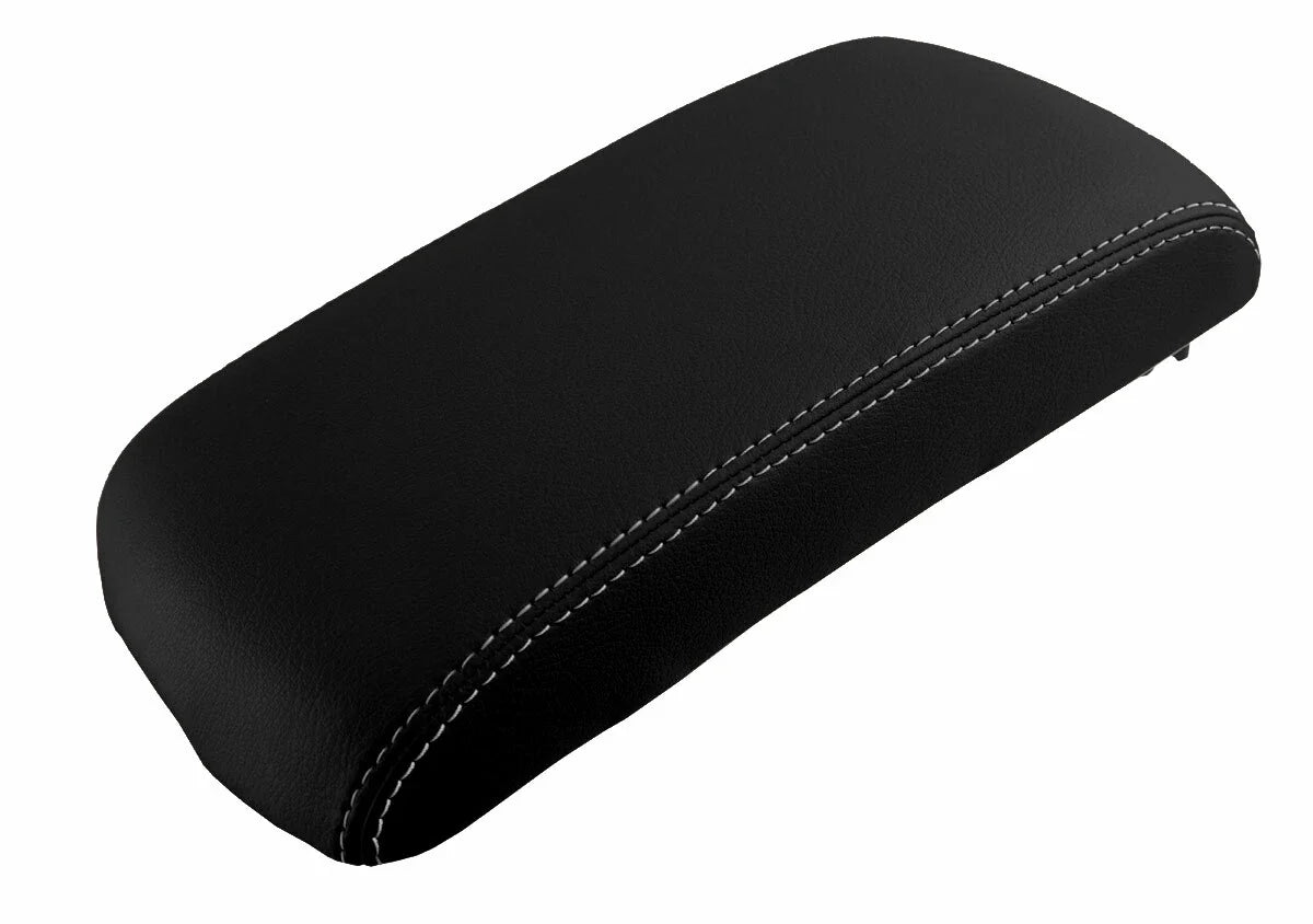 Console Lid Pull Over Cover for Nissan Rogue (2008–2013) Gray Stitch