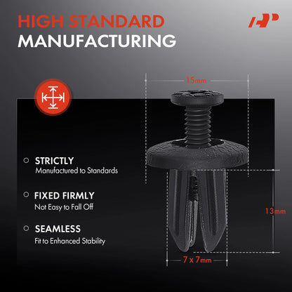 20Pcs Honda Side Trunk Lining Retainer Clips