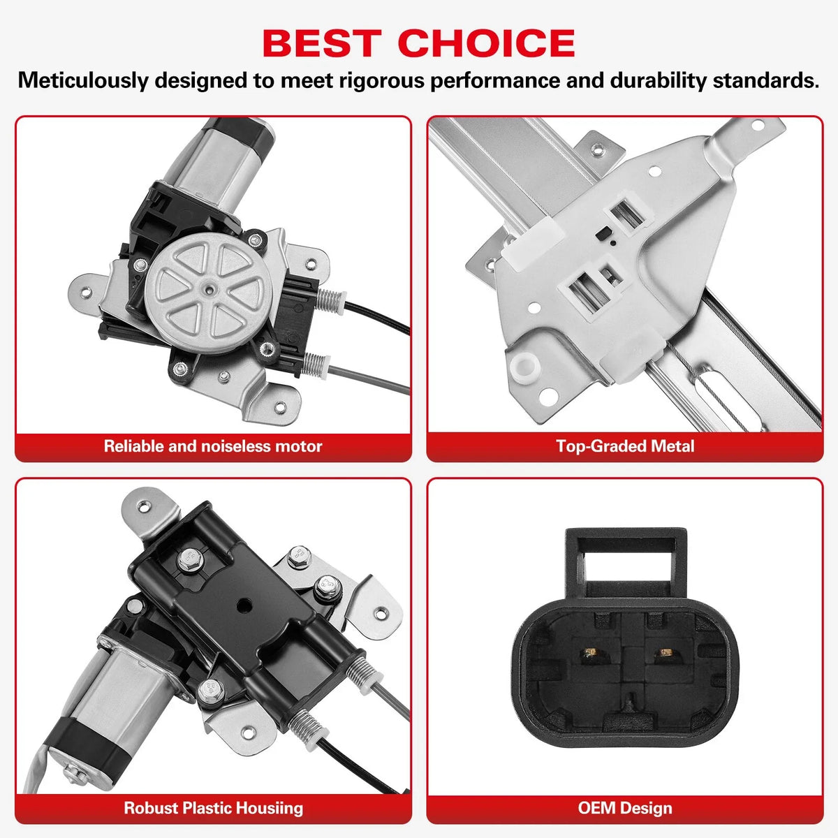 Power Window Regulator Motor for Buick Century (1997–2005)