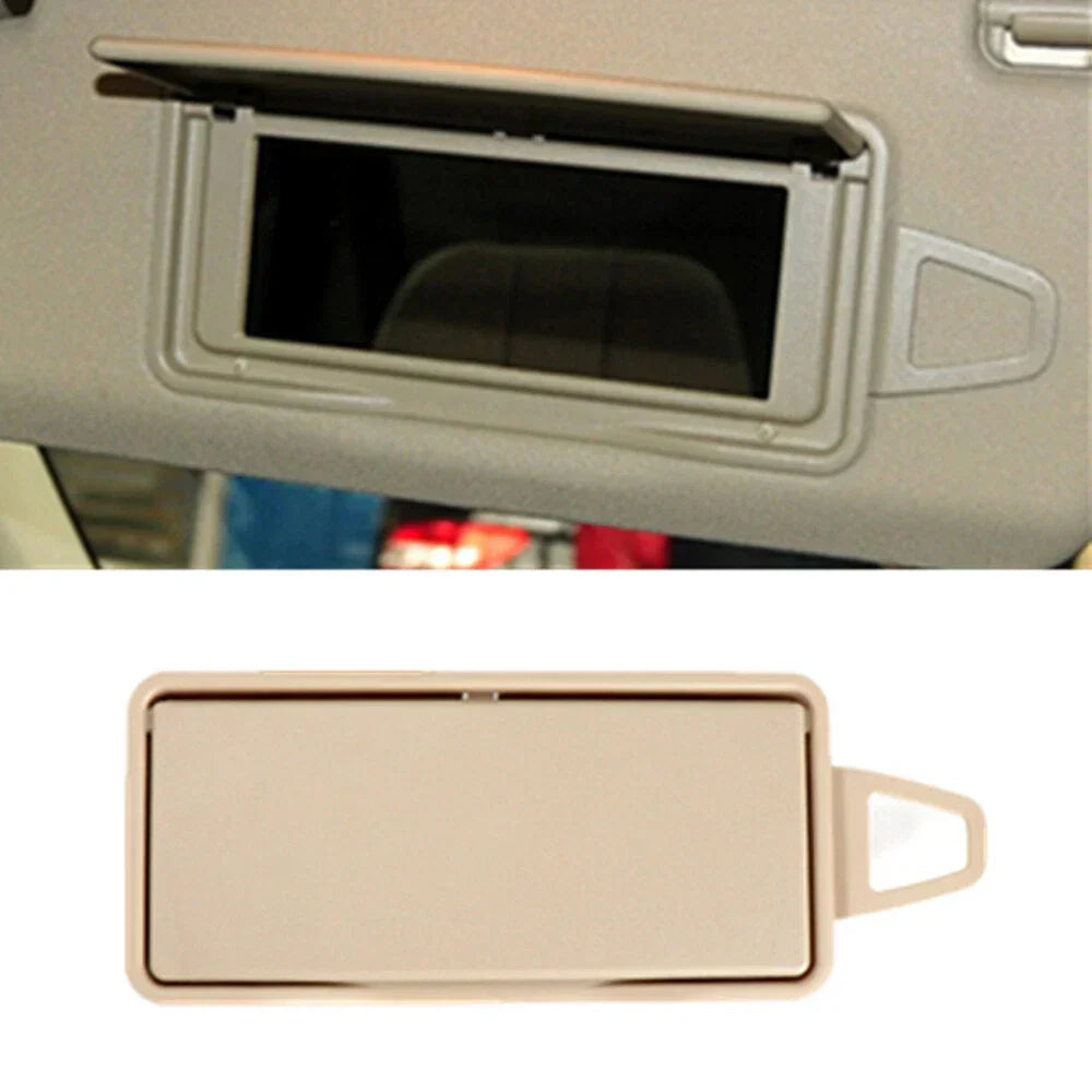 Sun Visor Mirror Frame Cover, Left, Beige for Mercedes E-Class W212 W218