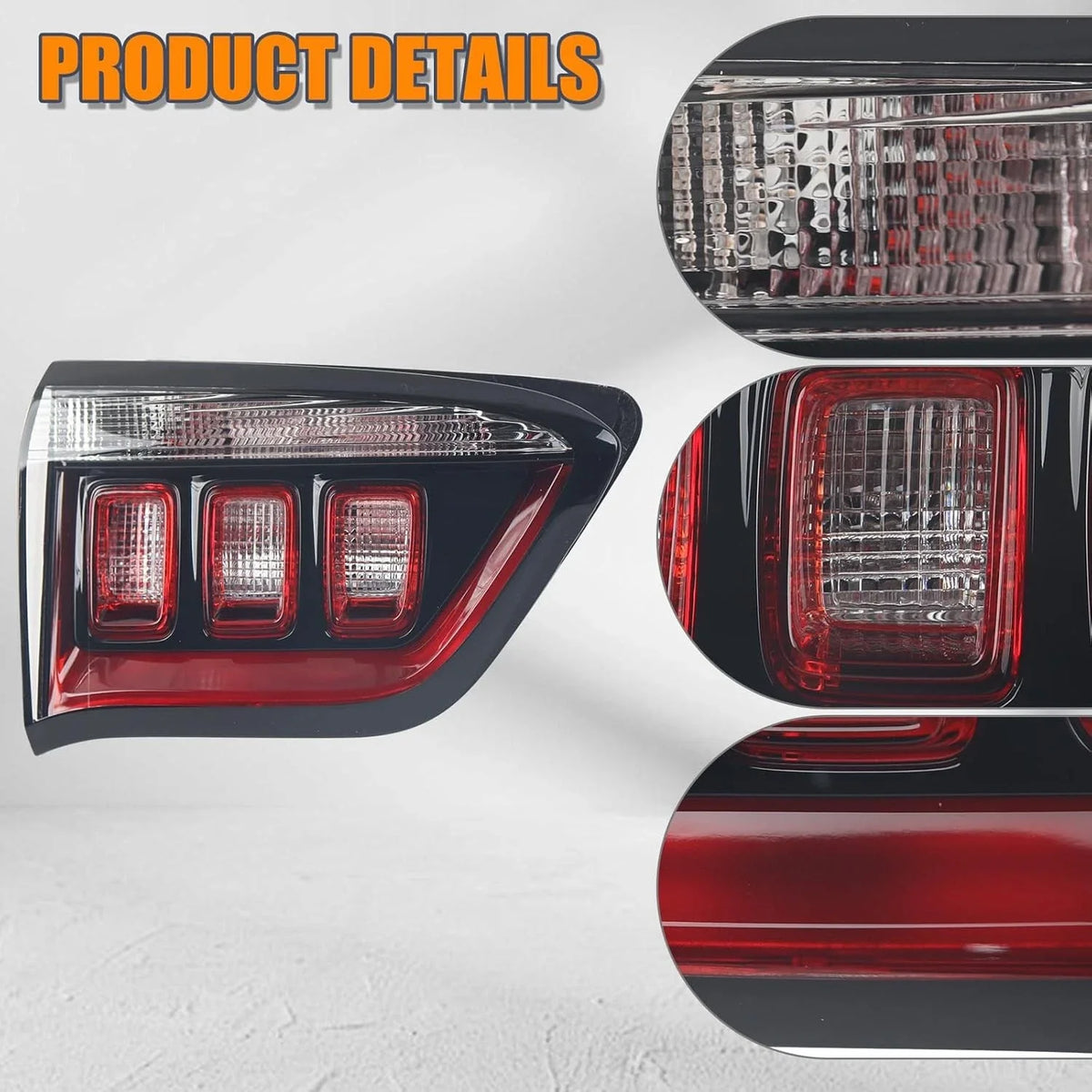 Inner Tail Lights Set (Halogen) for Jeep Compass 2017-2026 - 2 Pieces