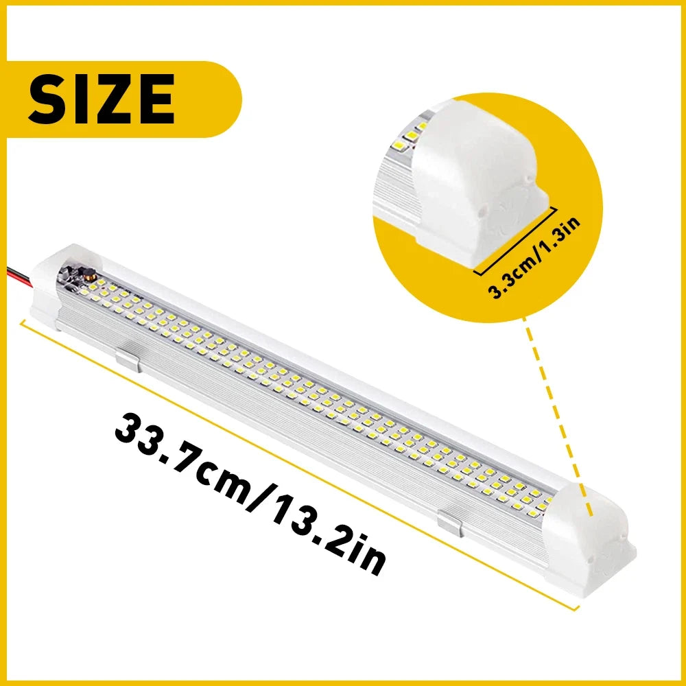 Interior Light Strip 2X 108LEDs for Car, Van, Bus, Caravan (12V)