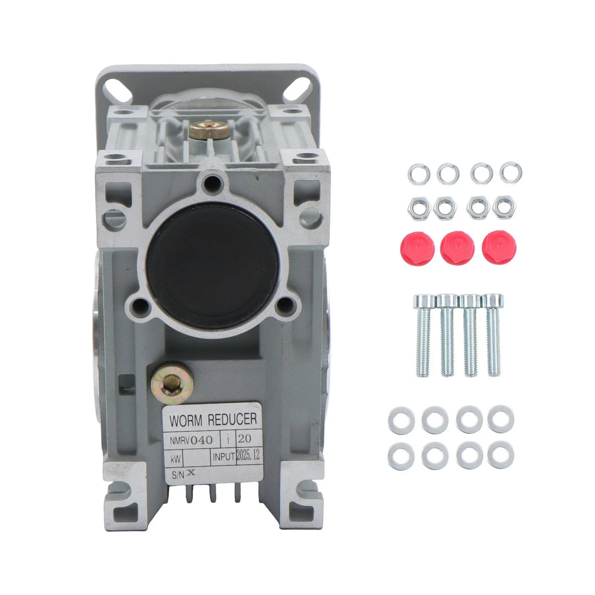 RV40 Worm Gear Reducer for Nema34 Stepper Motors - 20:1 Ratio