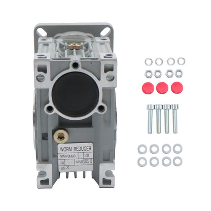 RV40 Worm Gear Reducer for Nema34 Stepper Motors - 20:1 Ratio