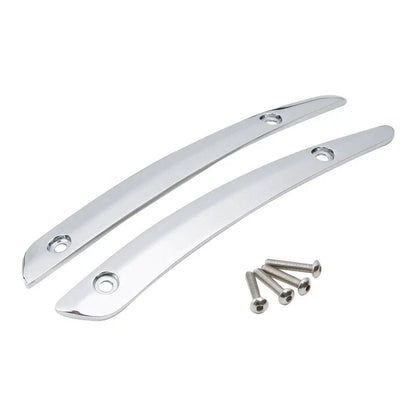 Chrome Split Windshield Side Trims for Harley Road Glide (2015–2023)