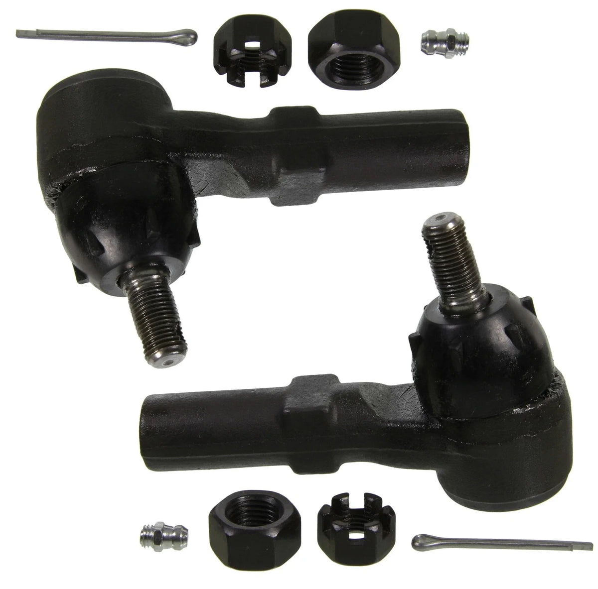 Set of 2 Outer Moog Steering Tie Rod Ends for Ford Probe Mazda 626 (1989–1997)