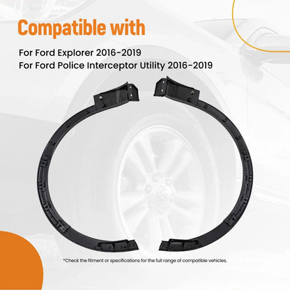 Fender Trim Black FO1290130 for 2016–2019 Ford Explorer