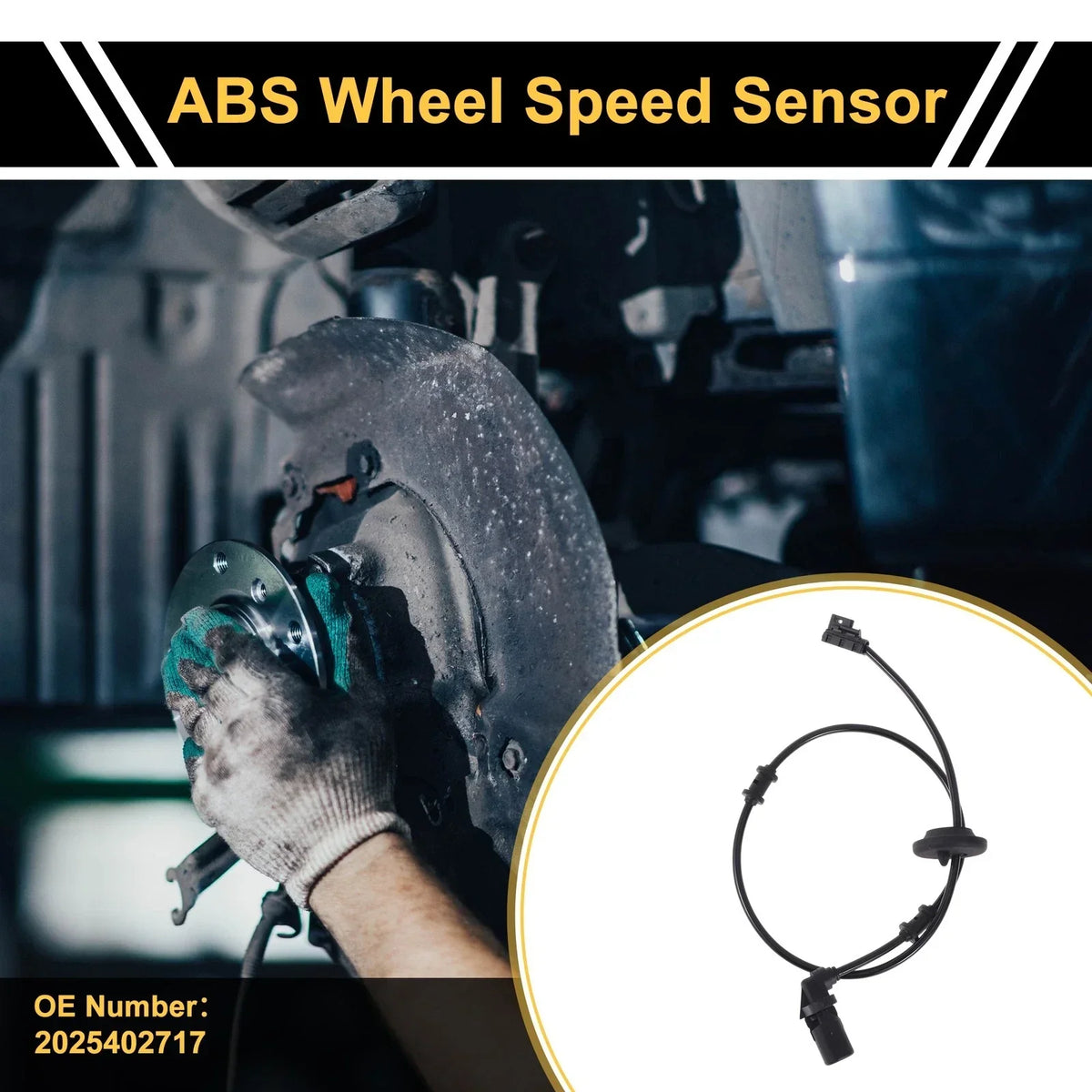 ABS Wheel Speed Sensor for Mercedes-Benz (1996-2000) W202
