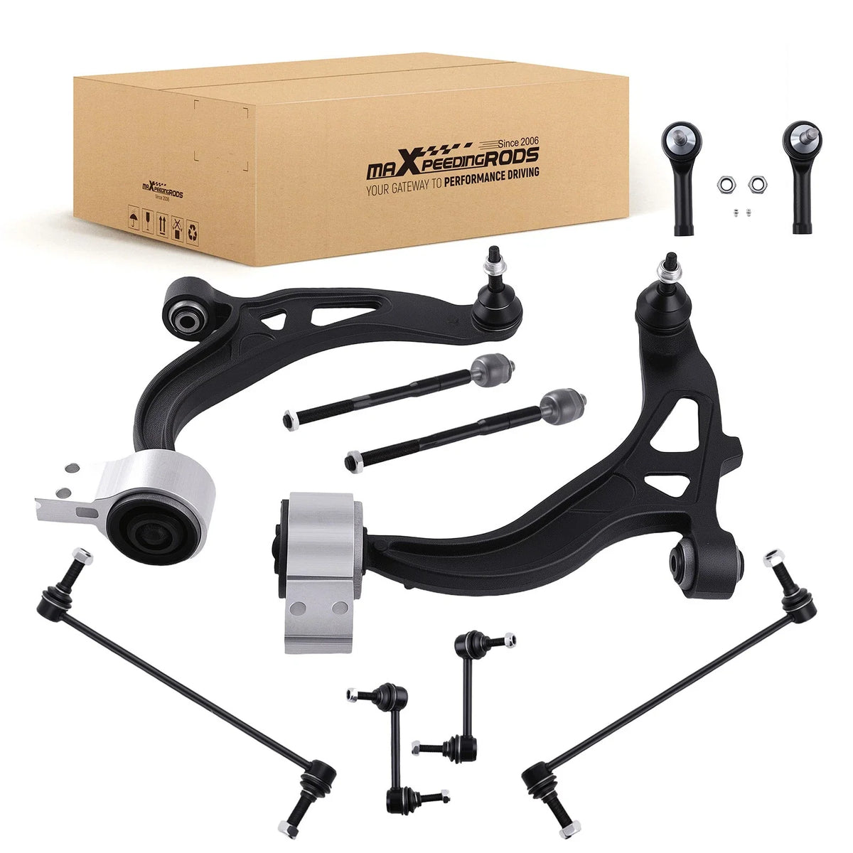 10x Front Lower Control Arms with Ball Joint for Ford Explorer (2011–2019)