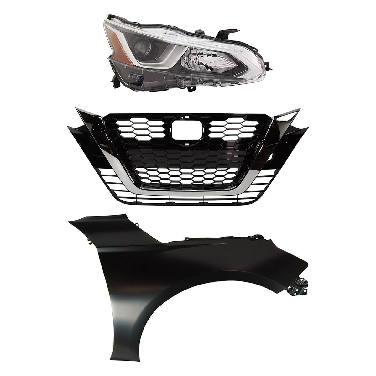 Headlight Kit for Nissan Altima (2019–2021) Passenger Side Halogen Assembly