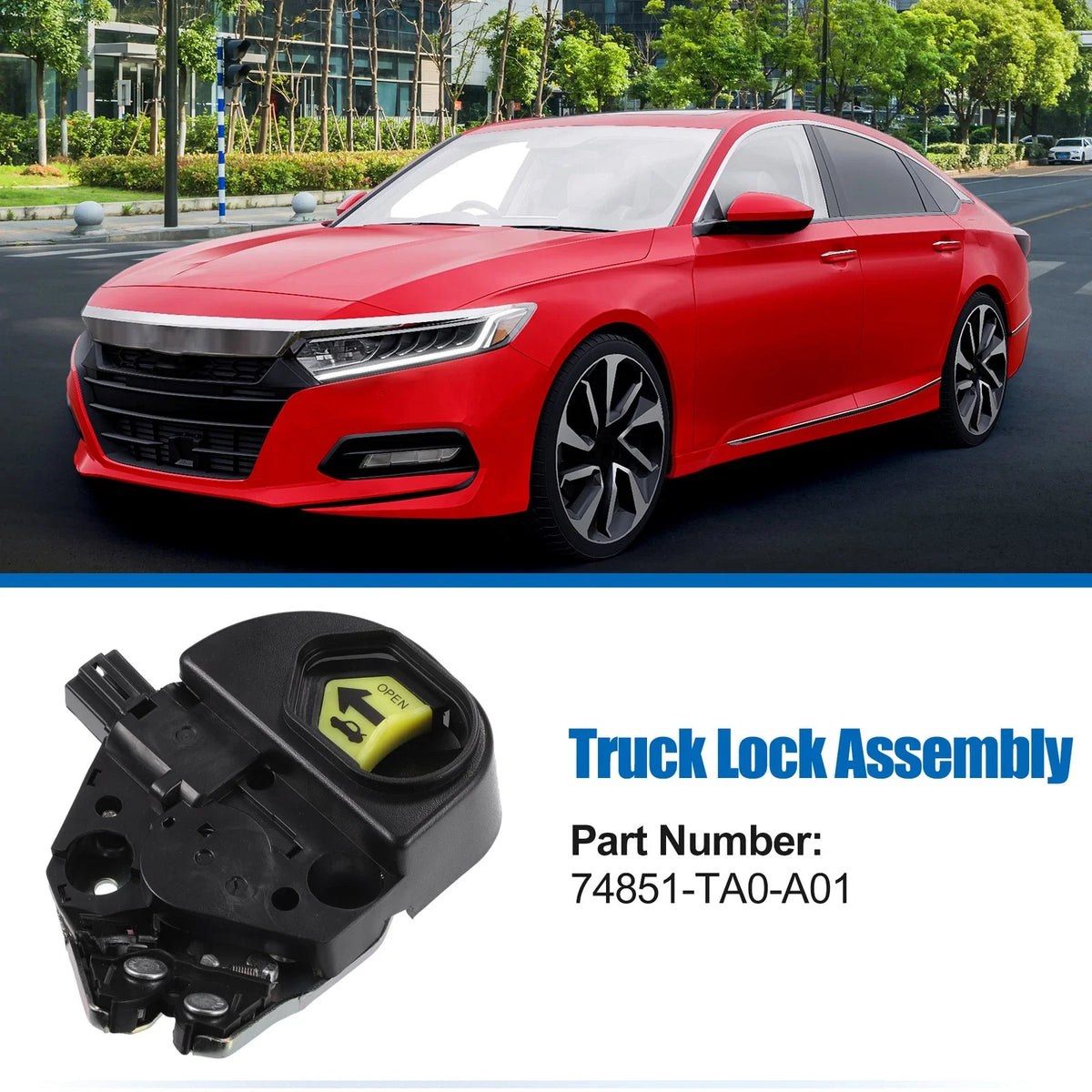 Tailgate Trunk Latch Lock Actuator for Honda Accord (2008–2012)