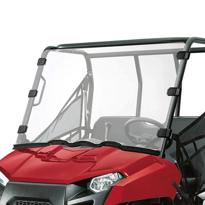 Clear Full Windshield for Midsize Polaris Ranger 500/800 (2010-2014)