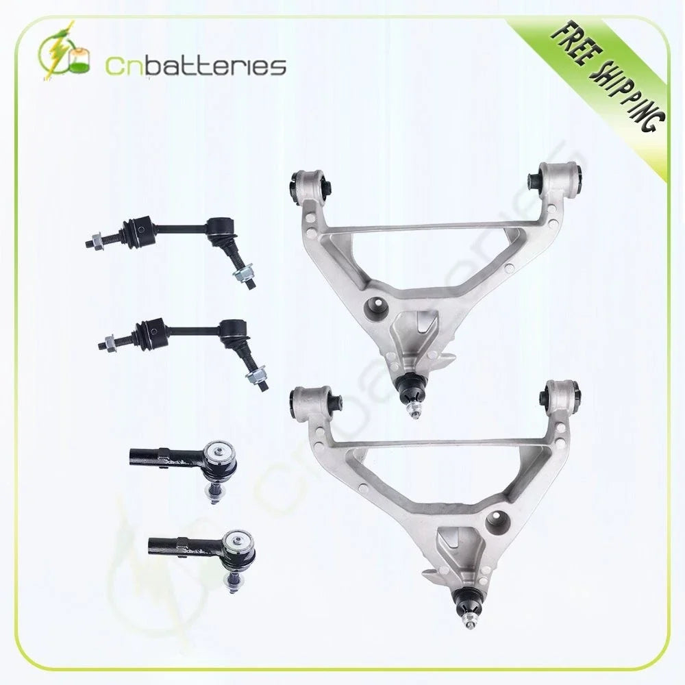 6PCS Tie Rods Control Arms for Lincoln Navigator & Ford Expedition Sway Bars