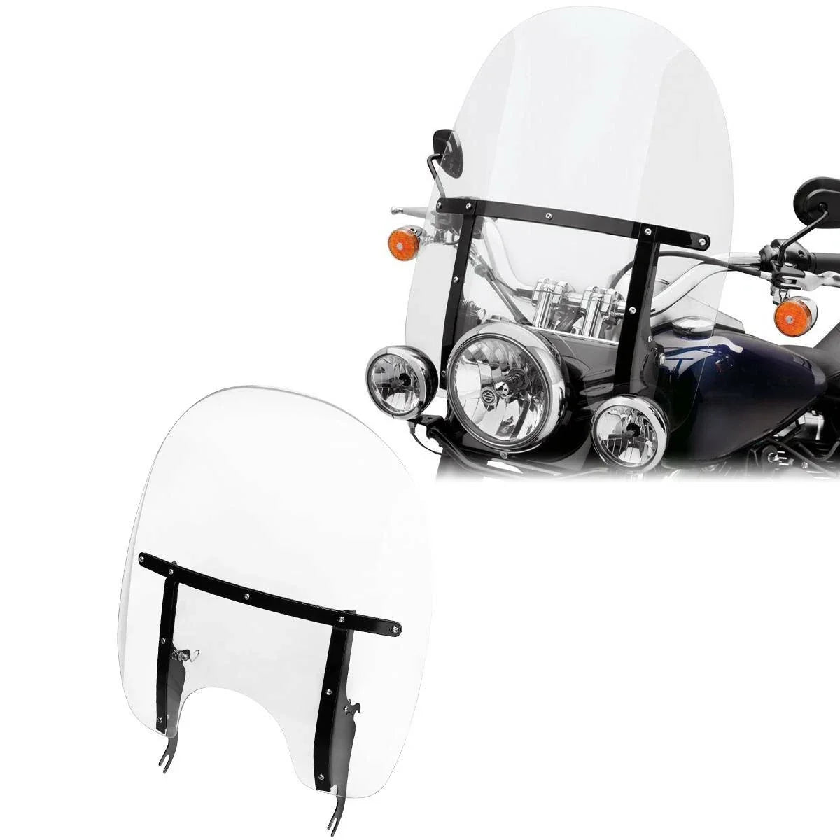Windshield Clear for Harley FLS FLST FLSTF FLSTC FLSS 2000-2017
