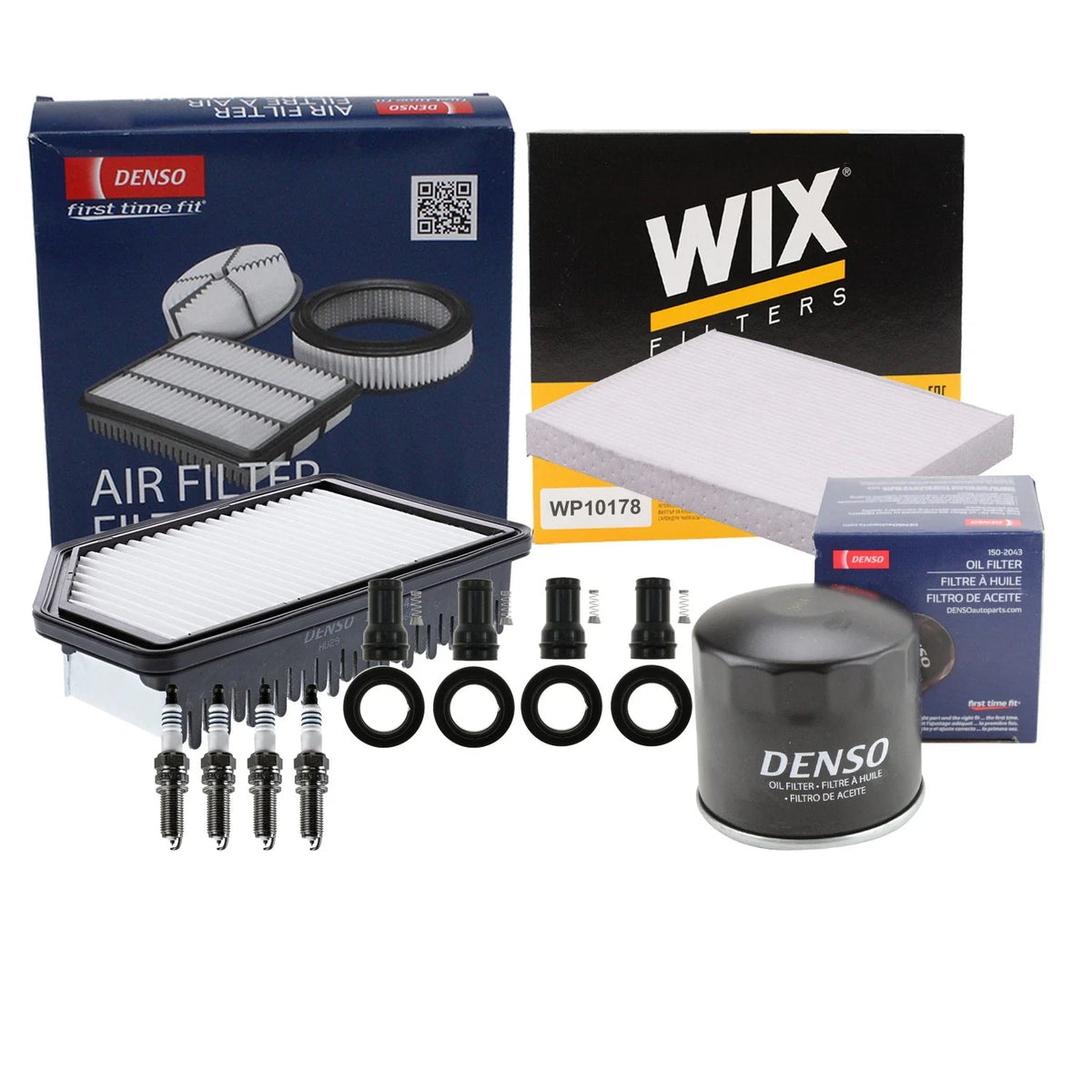 Tune Up Kit for Kia Soul (2010-2019) with 4 Spark Plugs & Boots