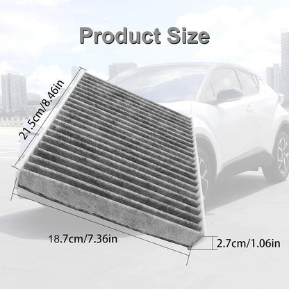 2 Carbon Cabin Air Filters for Lexus RX350L RX450h and Mazda CX-9 2018-2021