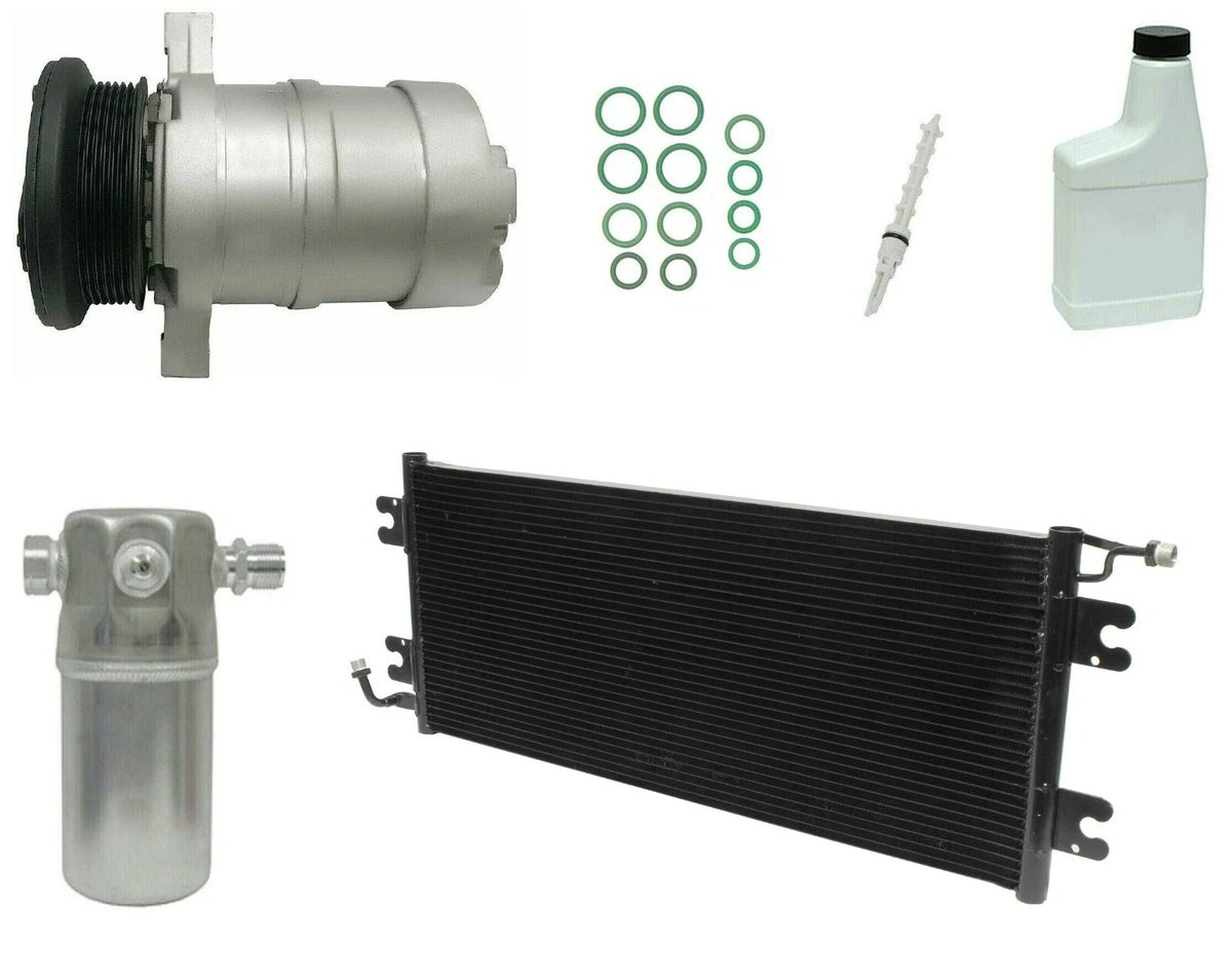AC Compressor Kit with Condenser Replacement for Chevrolet Silverado (1999–2006)