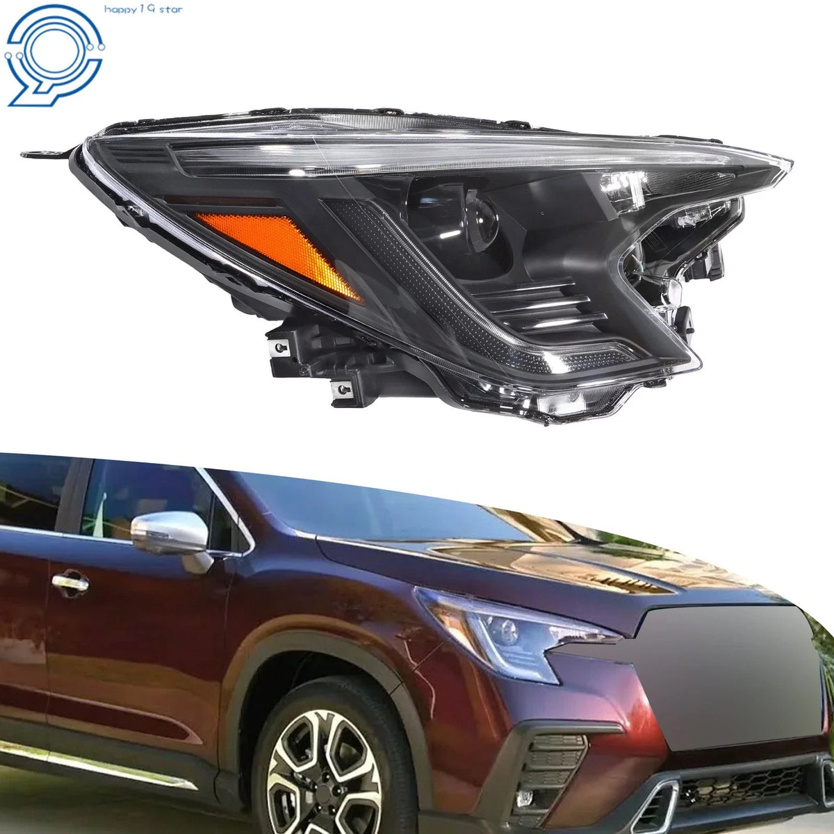 1PC LED Headlight for Subaru Ascent (2023–2025) W/AFS Passenger Side