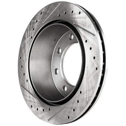 Brake Disc, Cross-Drilled for 2001-2010 Chevy Silverado 2500 HD