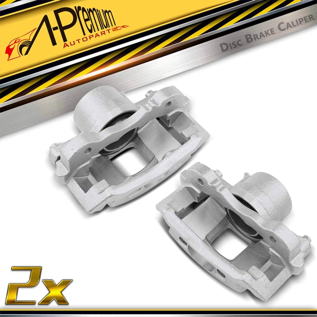 Pair Front Brake Calipers for Buick Reatta, Cadillac, Oldsmobile