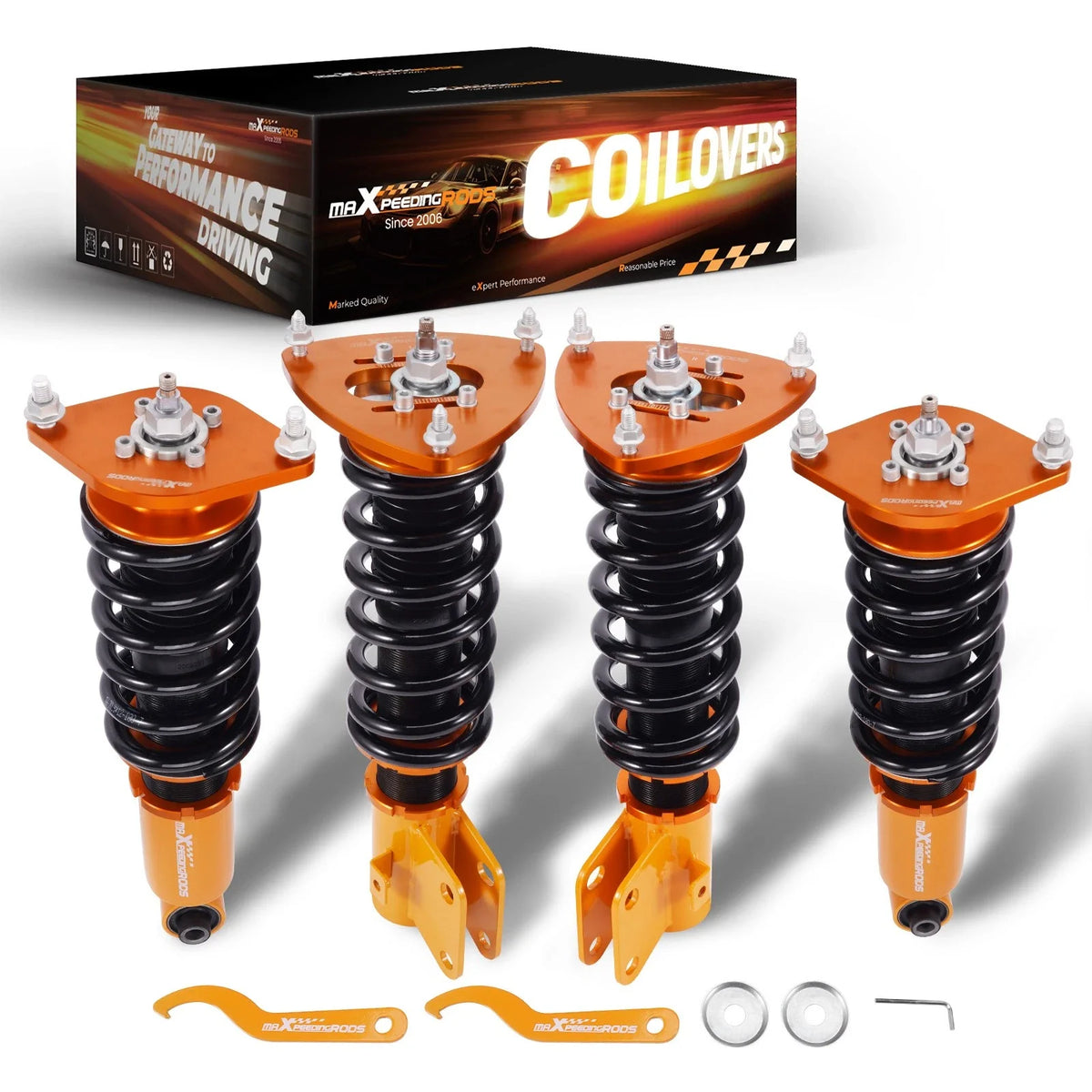 Lowering Coilovers Adjustable Kit for Subaru Impreza 2008-2014