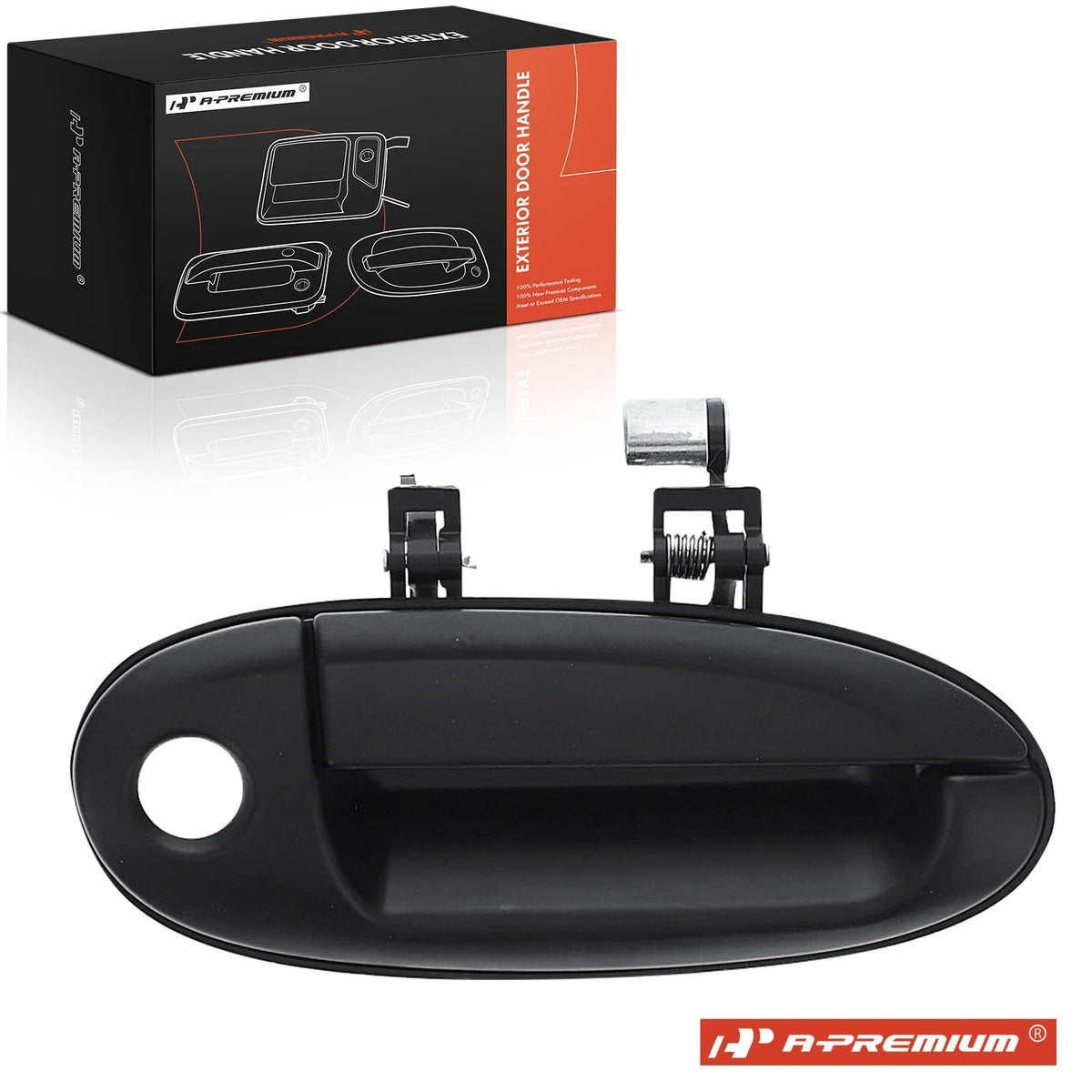 Front Right Black Exterior Door Handle for Ford Taurus Mercury Sable (1996–1999)