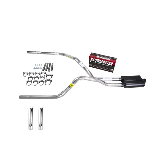 Dual Exhaust 2.5" Pipe for Ram (2004–2006) - Flowmaster Super 44 RW Tip