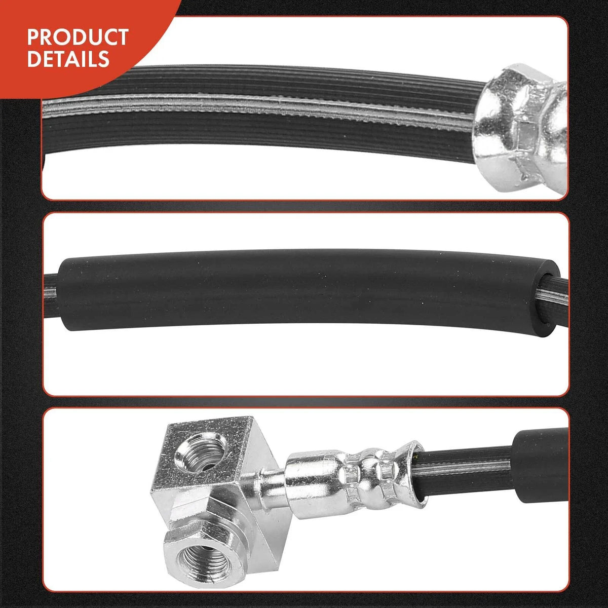 Brake Hydraulic Hose Front Left for Ford Ranger, Mazda B4000 98-01