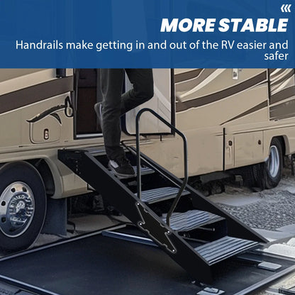 5th Wheel RV Handrail Step Assist for 3 & 4 Solid Steps (Gen 3)
