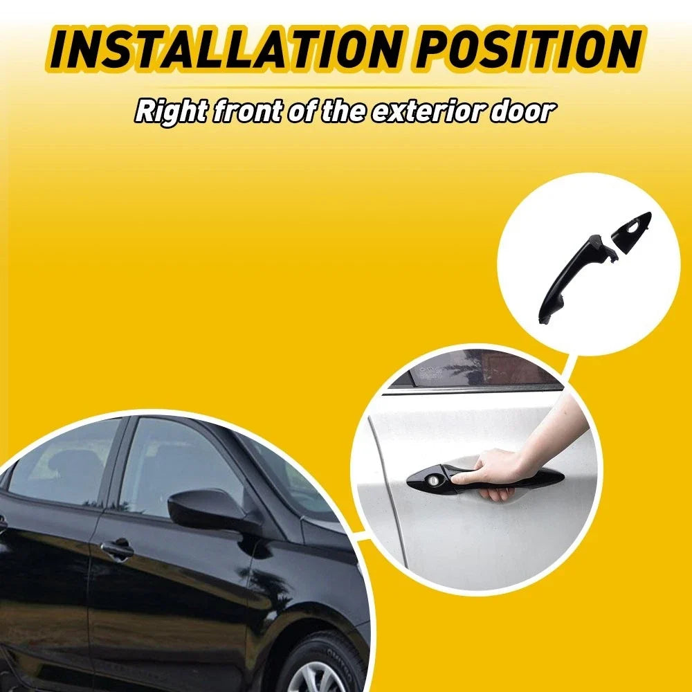 Outer Exterior Door Handle for Hyundai Accent (2012–2016) RH Side