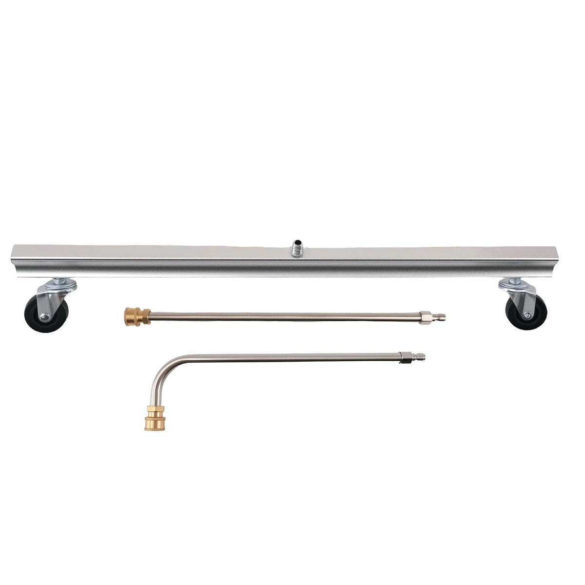 25.6" Pressure Washer Broom with Extension Wand & 7 Spray Tips