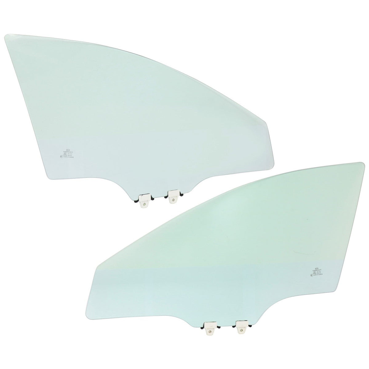 Sedan Front Door Glass Set (Left & Right) - 2 Pieces