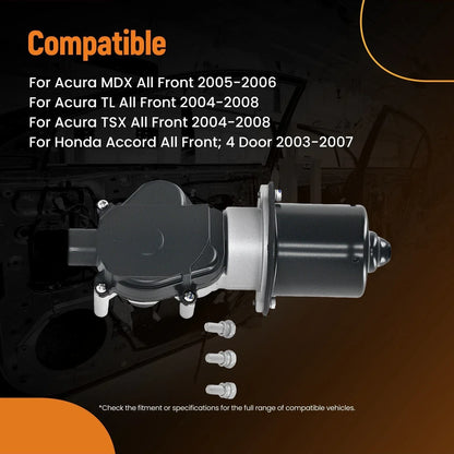 Front Motor Kit for Windshield Acura MDX TL Honda Pilot 2003-2008 85-4028