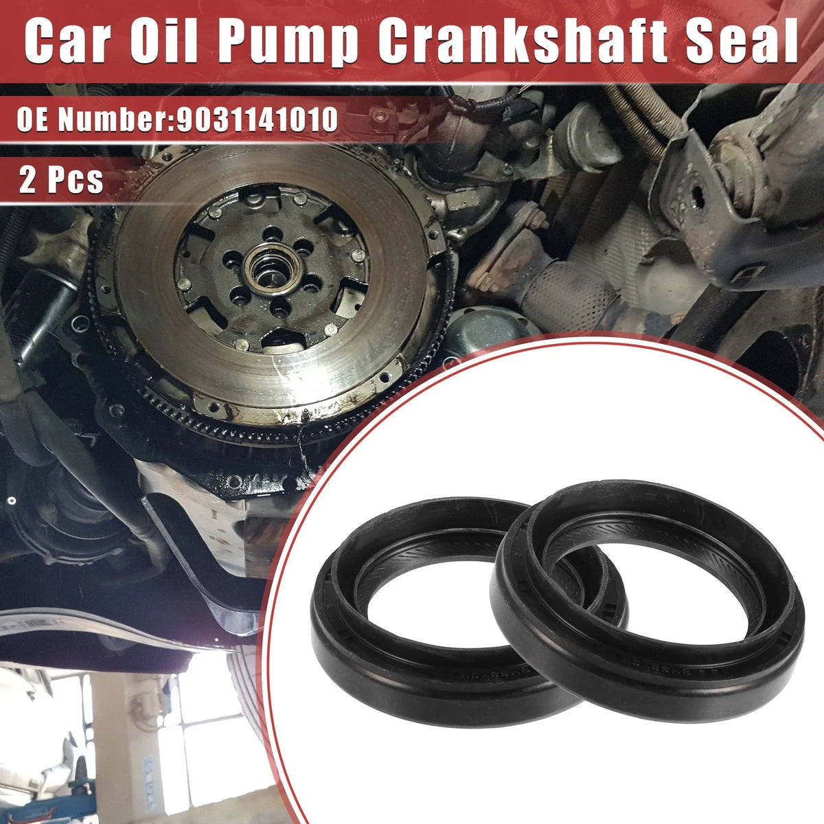 2pcs Crankshaft Seal for Toyota 4Runner (1995–2009) No. 90311-41010