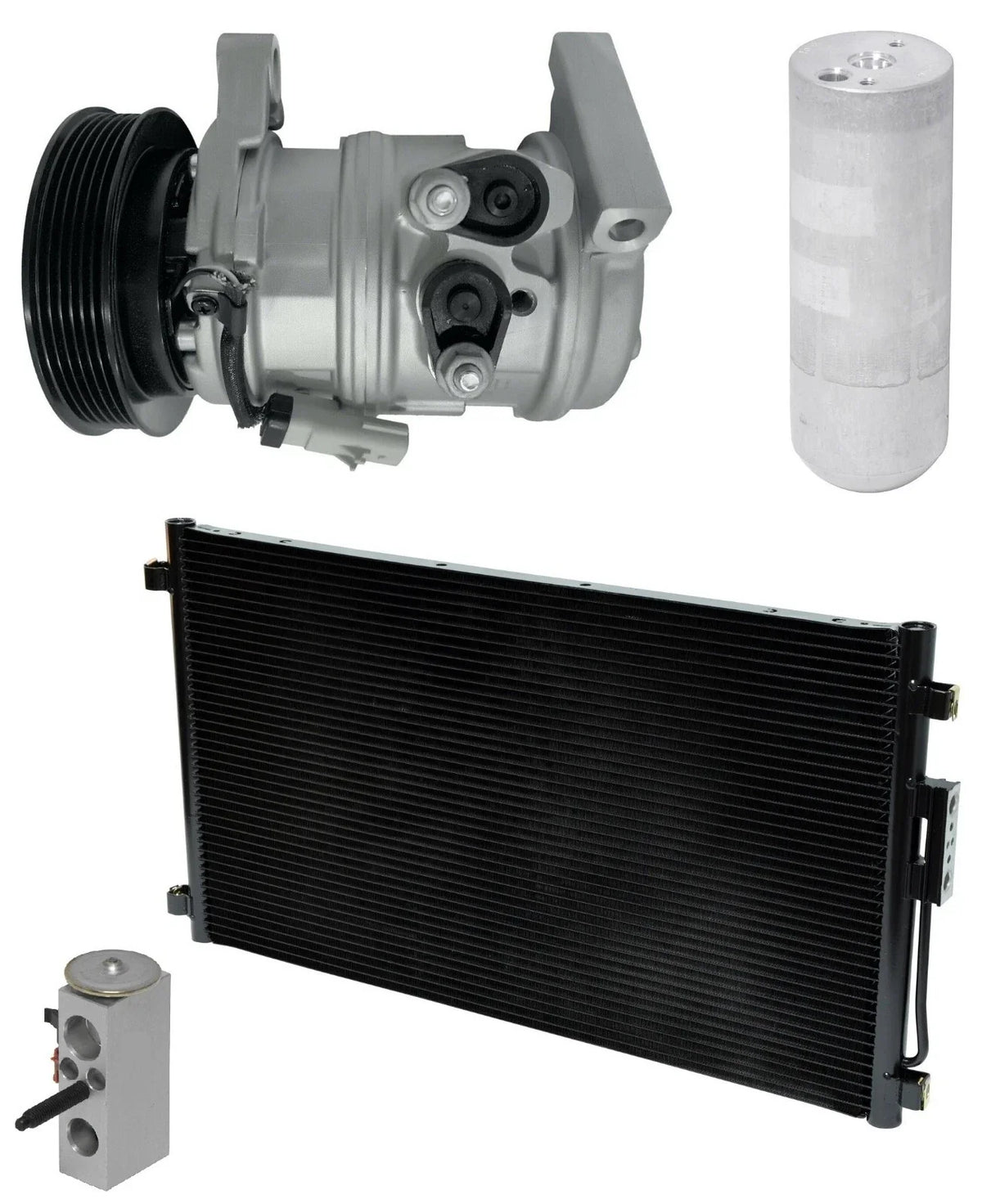 A/C Compressor Kit With Condenser for Chrysler Town & Country 3.8L (2001)