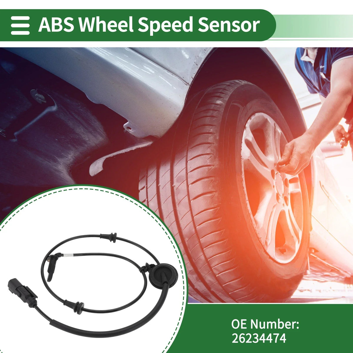 ABS Wheel Speed Sensor No. 26234474 for Buick GL8 ES (2017)