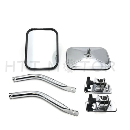 2X Side View Mirror for Jeep Wrangler JK TJ (1996–2017) Rectangular Hinge