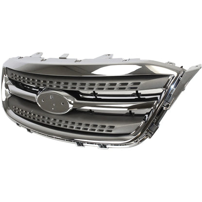 Grille Chrome Shell and Gray Insert for Ford Taurus (2010–2012)