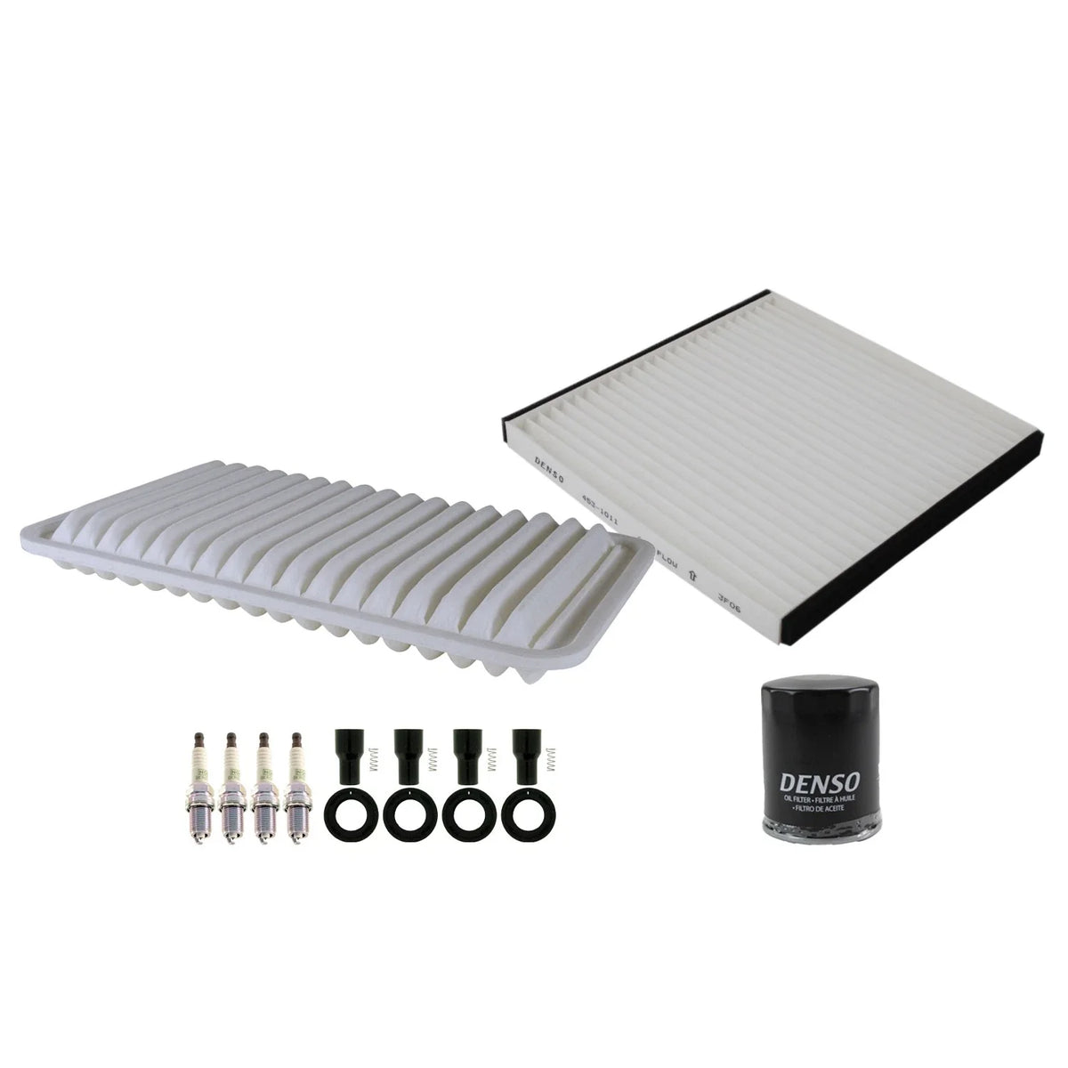 Tune Up Kit with 4 NGK Spark Plugs & Boots for Toyota Solara (2000–2008)