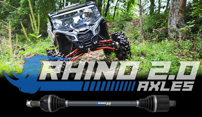 Rhino 2.0 Big Lift Axle - Front Left by SuperATV for Can-Am Renegade