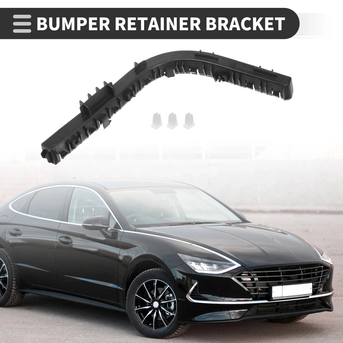 Right Rear Bumper Retainer Bracket No. 866141M000 for Kia Forte (2010–2013)