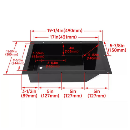 Recessed Easy Boat Trolling Motor Pan for