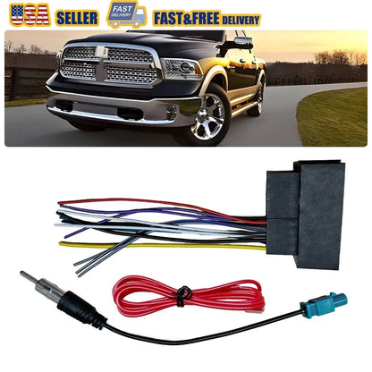 Car Stereo Radio Antenna Adapter Wire Harness for RAM 1500 2500 2013-2019