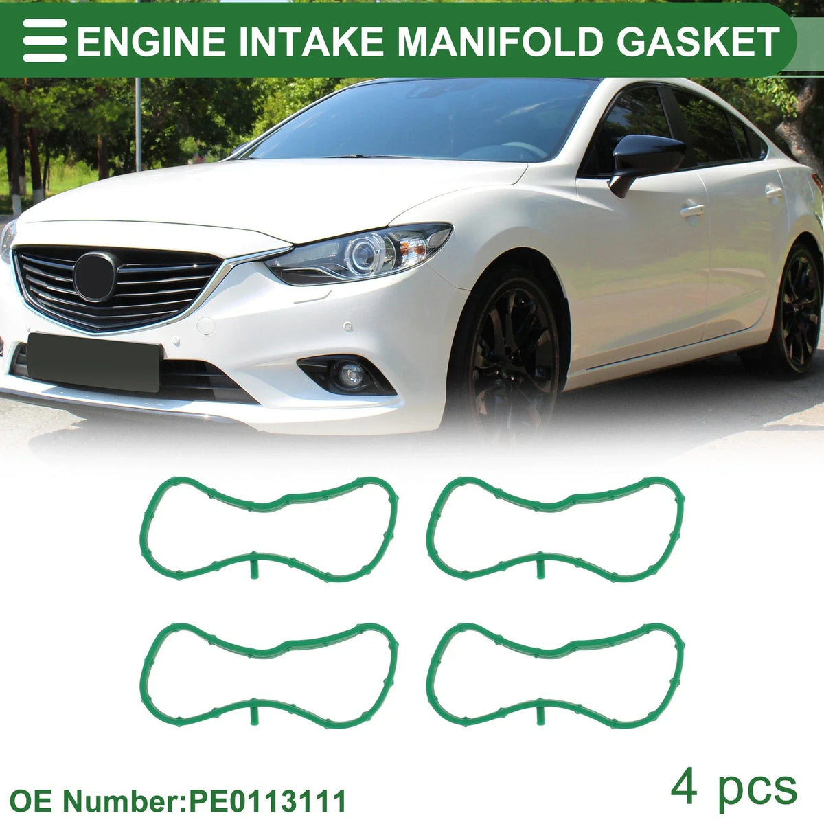 Engine Intake Manifold Gasket for Mazda 6 (2015–2016) No.PE0113111