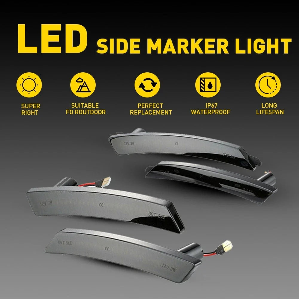 LED Side Marker Lights for Mini Cooper R55 R56 R57 R58 R59 R60