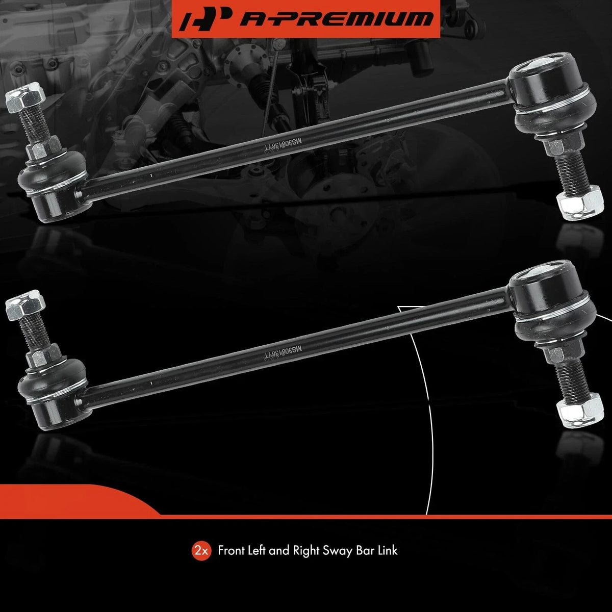 2X Front Stabilizer Bar Link for Nissan Leaf (2013 to 2023)