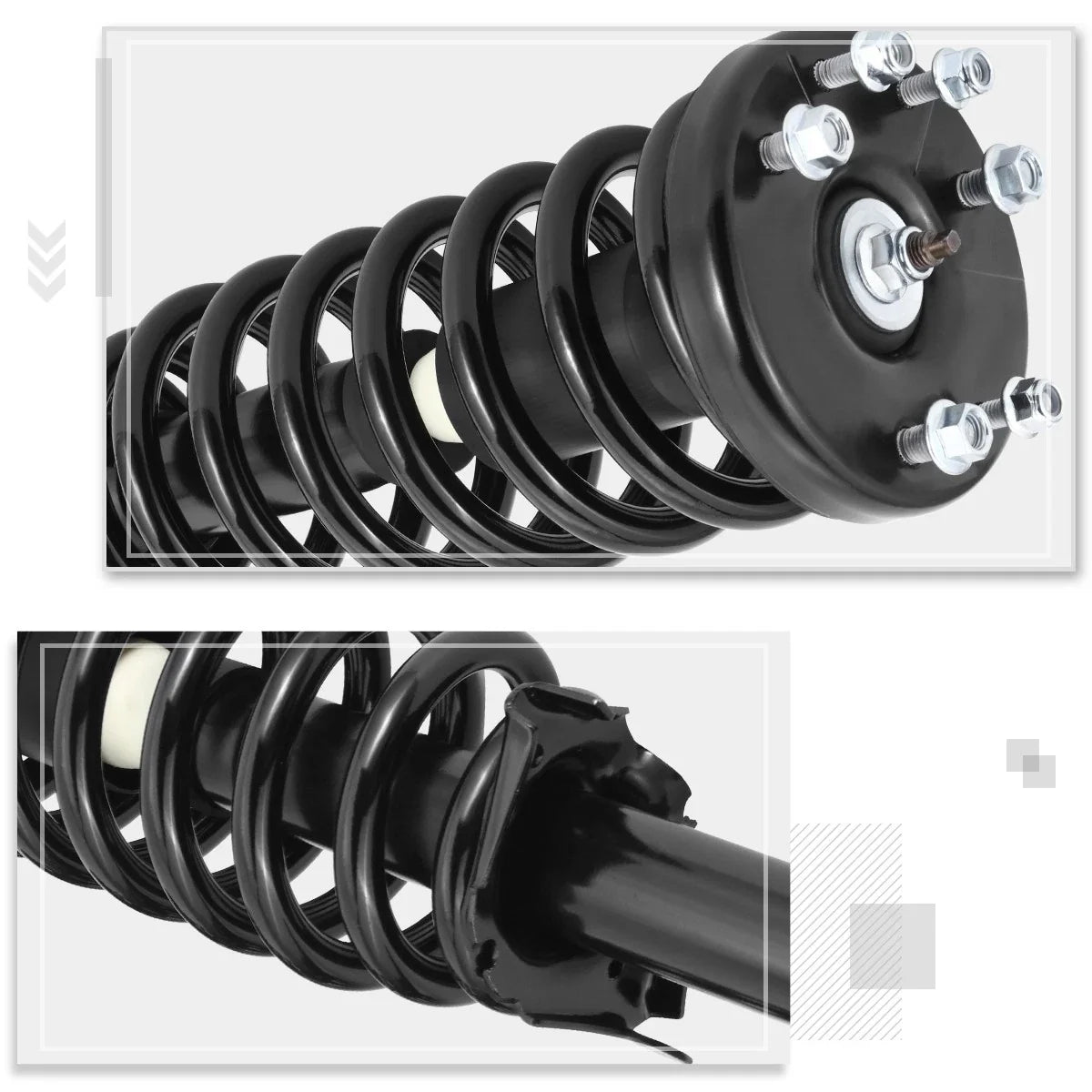 Set of 2 Complete Strut Assemblies for Honda Accord (2008–2012)