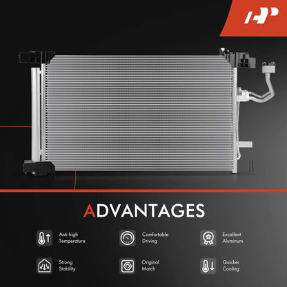 A/C Condenser & Receiver Drier Assembly for Nissan Altima
