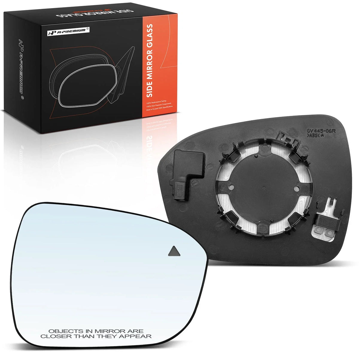 Heated Blind Spot Passenger Mirror Glass for Nissan Rogue