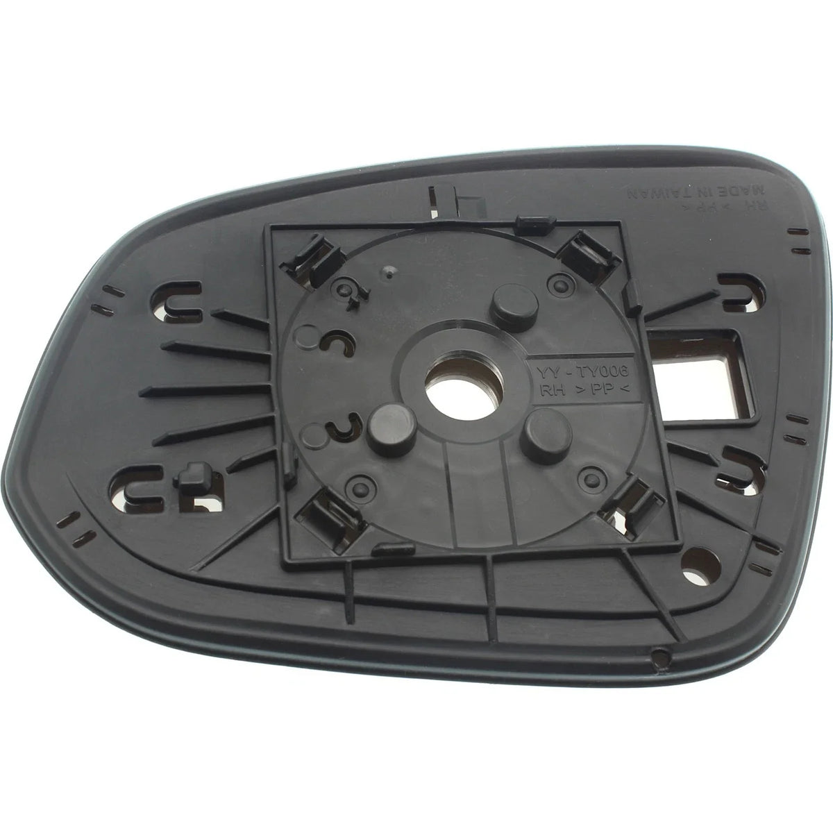 Right Convex Mirror Glass for Toyota RAV4 (2013–2018) with Backing Plate